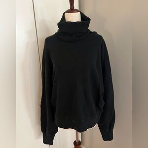 Agolde Black Cowl Neck Sweater